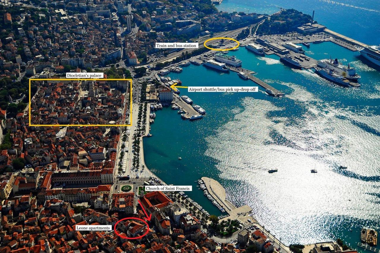 Luxury Apts Leone Split Centre Экстерьер фото
